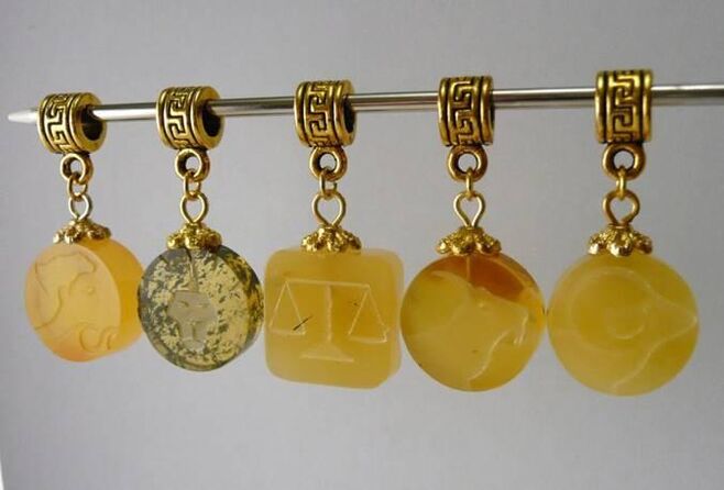 Amber crafts according to the zodiac sign will attract health and happiness