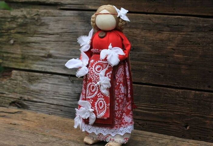 Slavic doll Bird-joy, attracting prosperity to the house