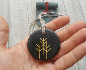 The amulet will help you protect yourself and your family from danger. 