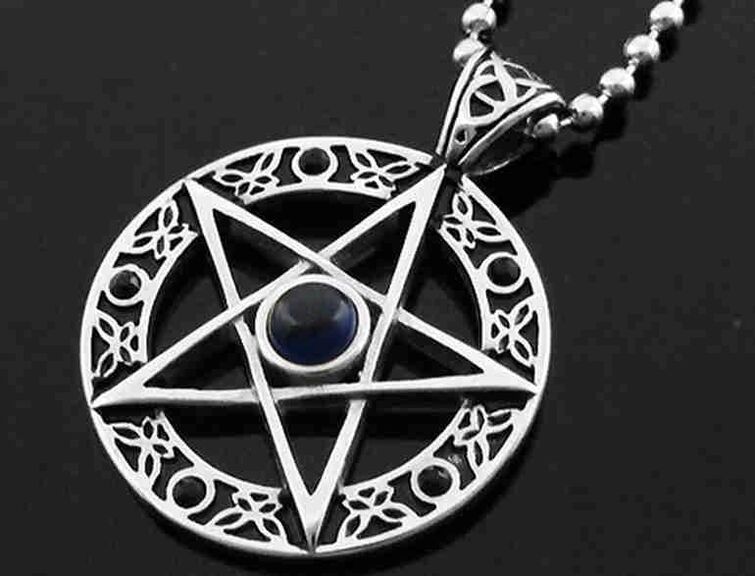 a magical pendant as a good luck charm
